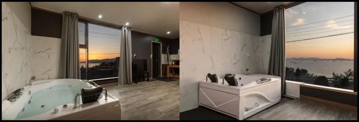 남해 숙소 벚꽃길 지나서 (beotkkotgil jinaseo)