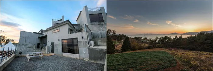 남해 숙소 벚꽃길 지나서 (beotkkotgil jinaseo)