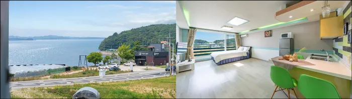 안산 숙소 대부도 이데아 오션뷰 펜션 (daebudo idea ocean view pension)
