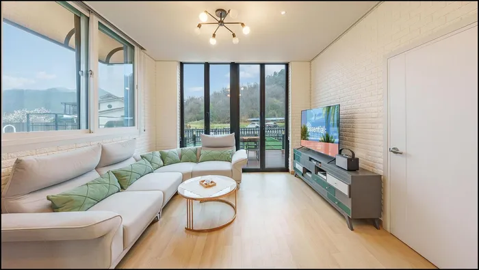 춘천 숙소 강촌 바일마을 애견 독채 풀빌라 펜션 (Gangchon Baile Village Pension)