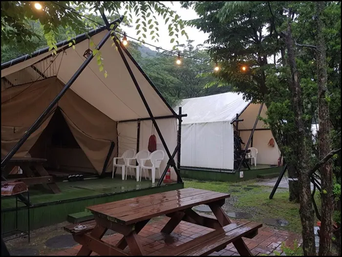 공주 숙소 계룡산 글램핑 동월숲 (Gongju kyerongsan glamping donwallsoop)