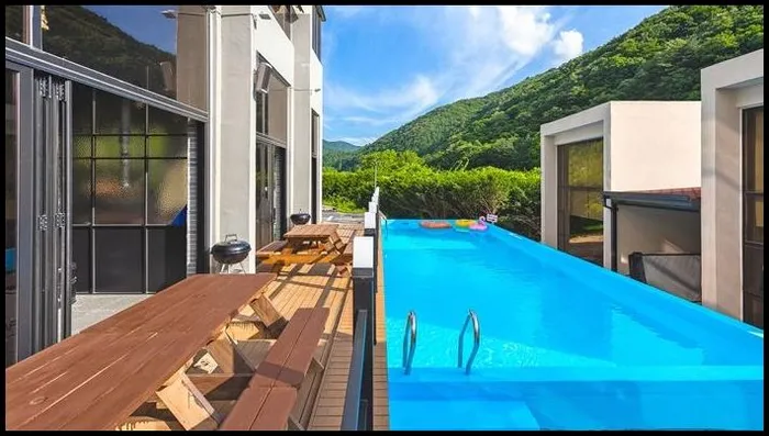 무주 숙소 Muju Marina Pool Villa & Spa Pension