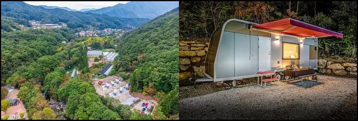 무주 숙소 무주 나봄카라반파크 (Muju Nabom Caravan Park)