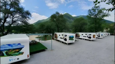 영월 숙소 영월 동강빌리지카라반 (Yeongwol Donggang Village Caravan)